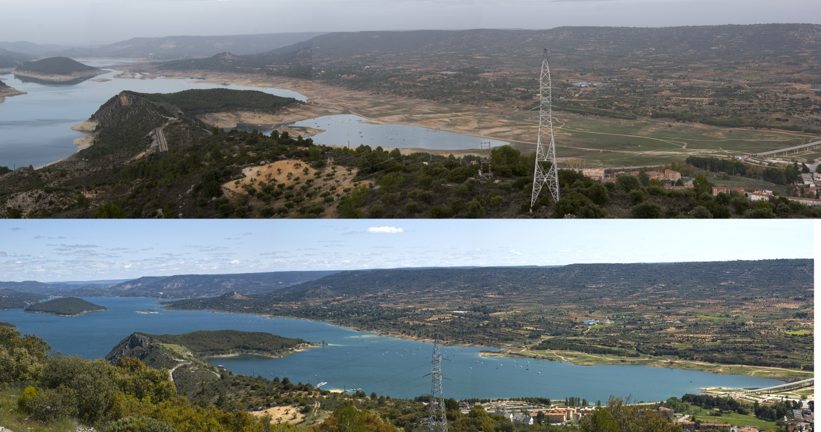 Comparación Embalse Entrepeñas