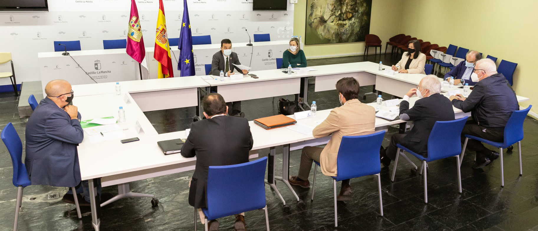Reunión con el sector aceitero el pasado 30 de septiembre