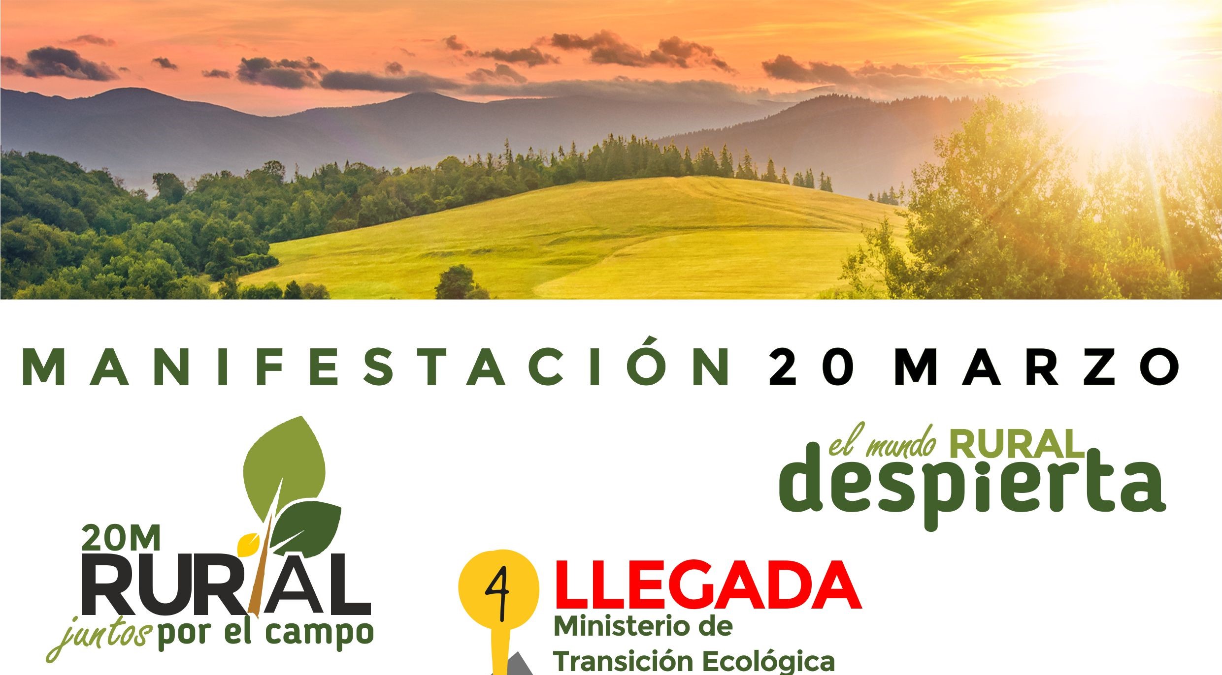 Cooperativas Agro-alimentarias España y Castilla-La Mancha se suman a la manifestación del 20 de marzo en defensa del mundo rural