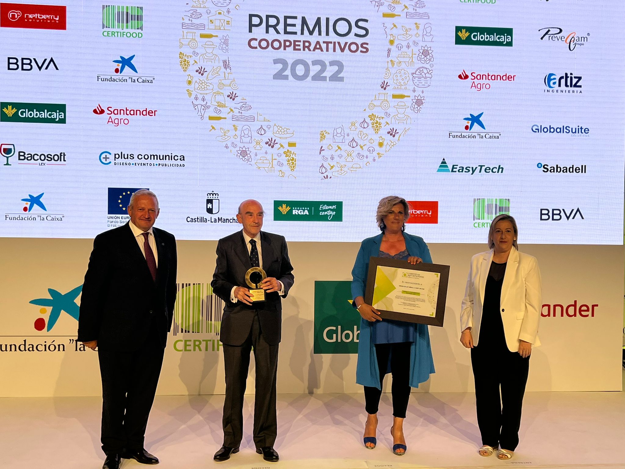 Premio Sostenibilidad Económica a la Cooperativa Virgen de las Viñas
