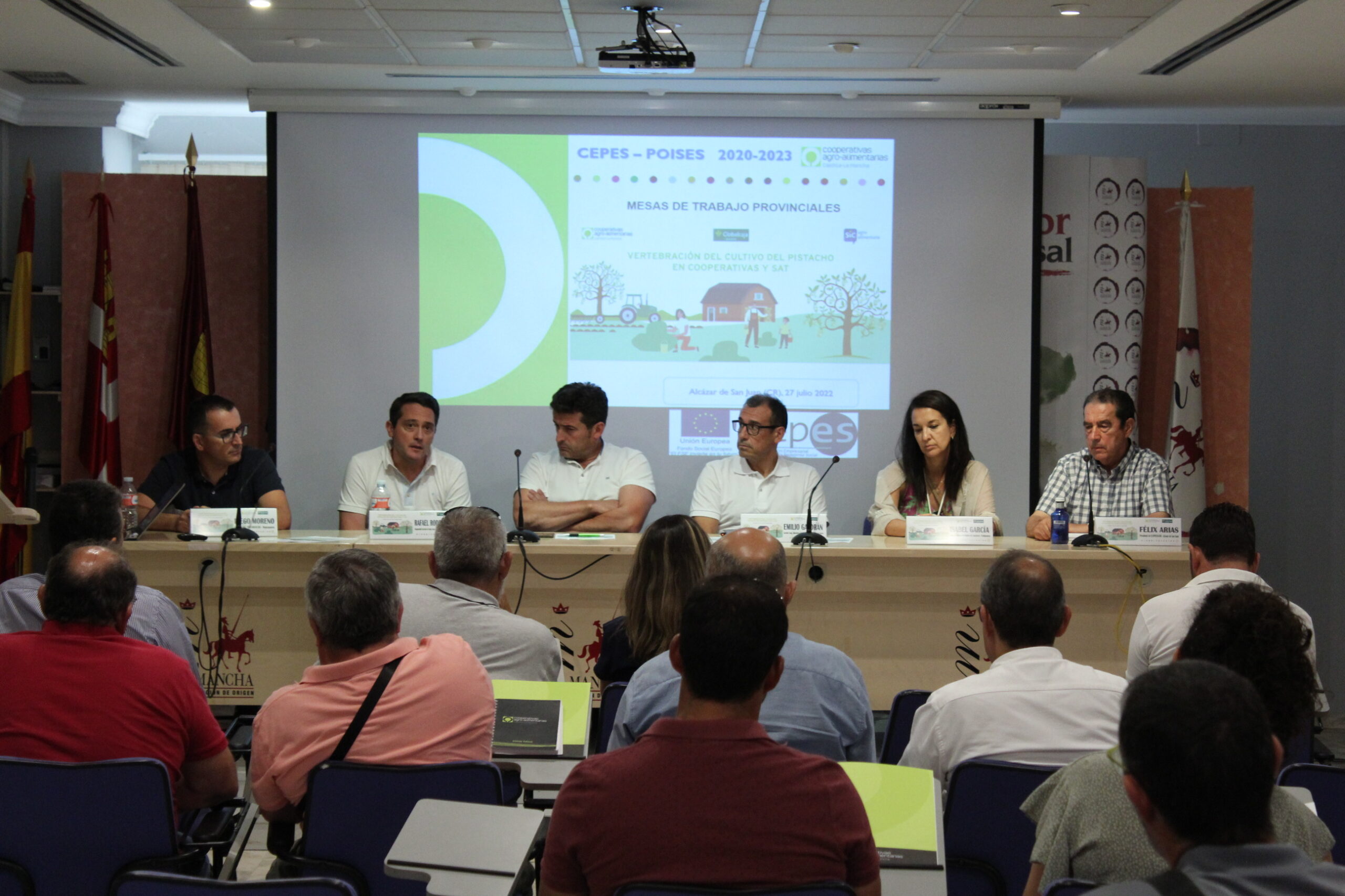 Las jornadas reunieron a varias cooperativas de pistacho ya asentadas y otras que están comenzando