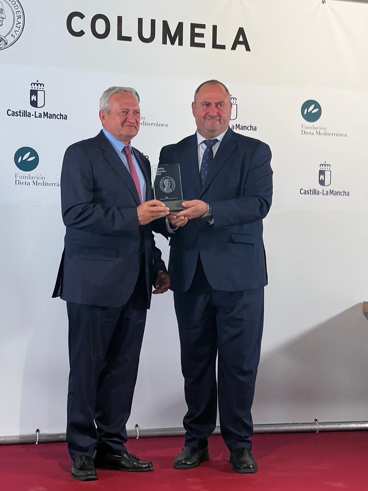 Ángel Villafranca, presidente de Cooperativas Agro-alimentarias Castilla-La Mancha, premio “Columela 2023