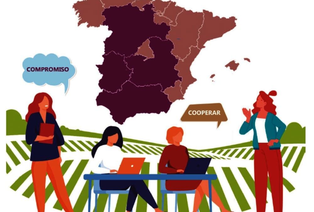 Mujeres cooperativistas de Andalucía, Castilla-La Mancha, Castilla y León y Extremadura participan en un encuentro interterritorial en Plasencia