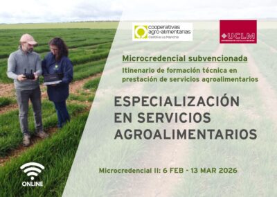 ESPECIALIZACIÓN EN SERVICIOS AGROALIMENTARIOS-Microcredencial II