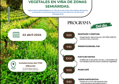 IDENTIFICACIÓN DE CLAVES PARA LA IMPLANTACIÓN DE CUBIERTAS VEGETALES EN VIÑA DE ZONAS SEMIÁRIDAS