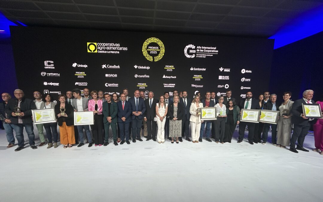 Cooperativas Agro-alimentarias Castilla-La Mancha celebrará la V edición de los Premios Cooperativos el 23 de abril en Ciudad Real