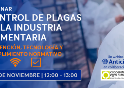 Webinar CONTROL DE PLAGAS EN LA INDUSTRIA ALIMENTARIA